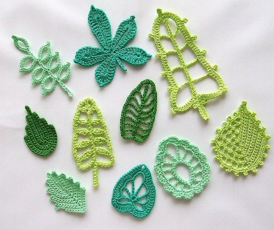 patrones de hojas a crochet para imprimir18